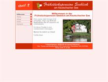 Tablet Screenshot of fruehstueckspension-seeblick.at